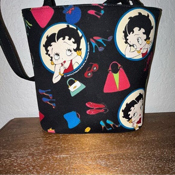 Vintage Betty Boop Print Shoulder Purse Bag - Picture 5 of 14